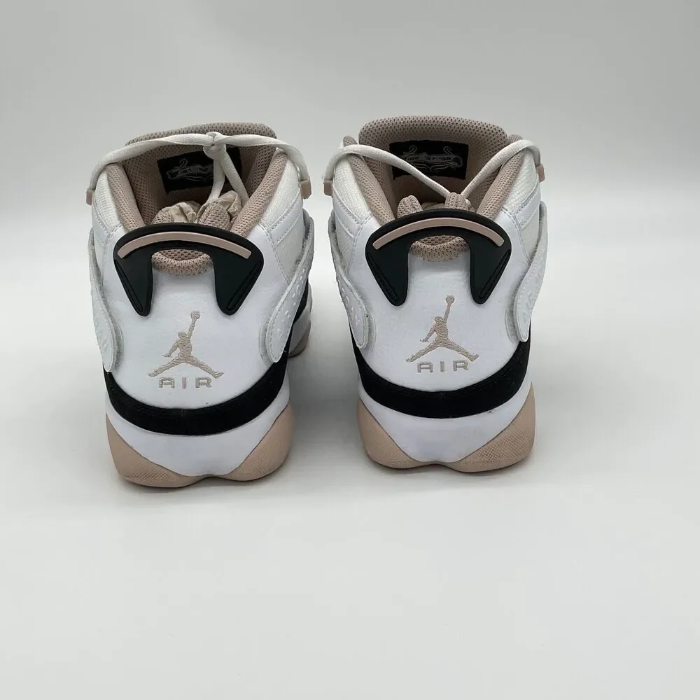 Jordan 6 Rings Mens Size 11.5 White Black Fossil Stone Basketball Shoes Sneakers